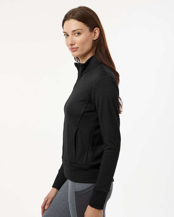 Adidas A1007 - Women's Ultimate Textured Full-Zip Jacket