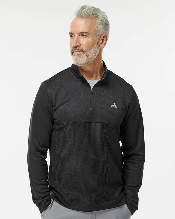 Adidas A2001 - Ultimate365 Textured Quarter-Zip Pullover