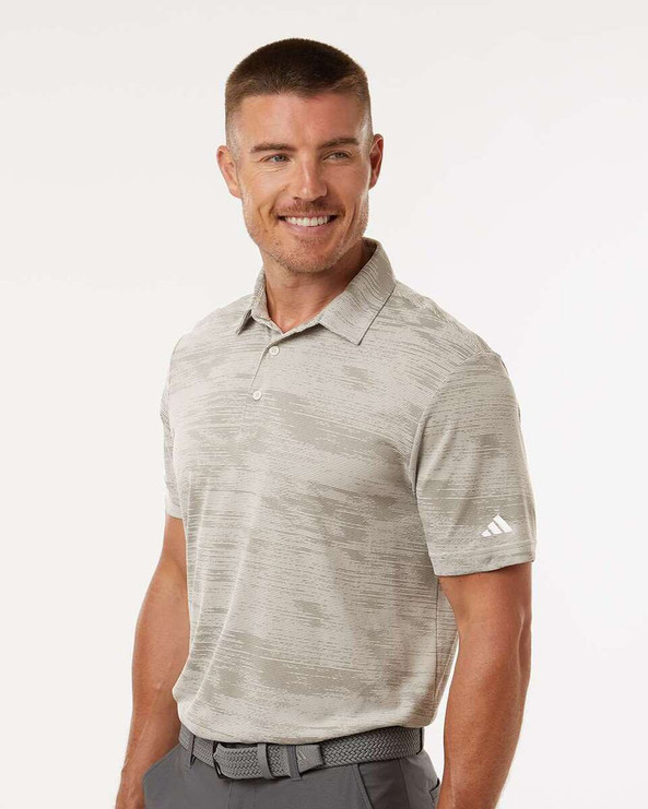 Adidas A2005 - Ultimate365 Textured Stripe Polo