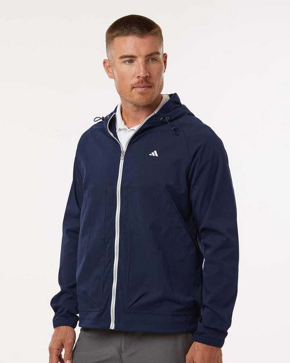 Adidas A2007 - Chaqueta con cremallera completa Go-To Utility DWR