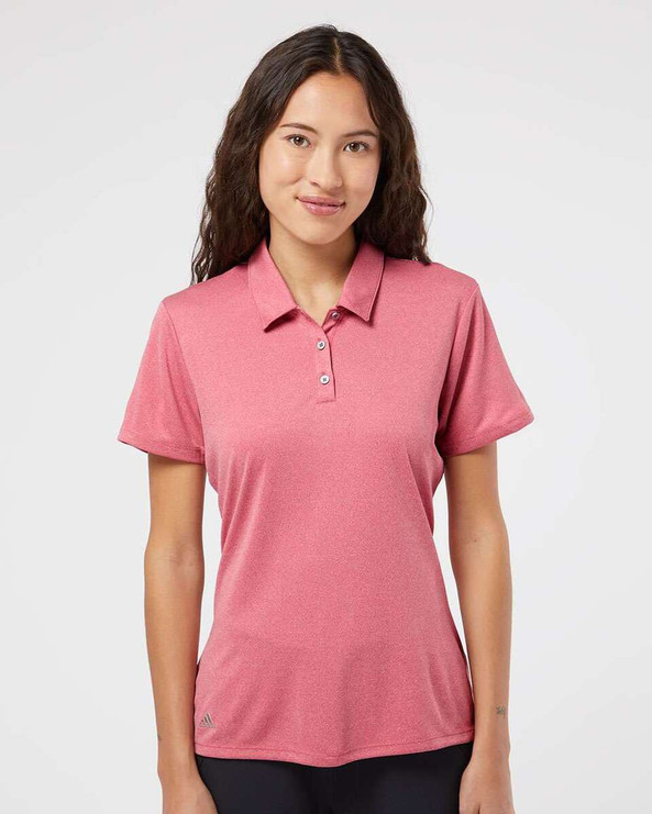 Adidas A241 - Polo jaspeado de mujer