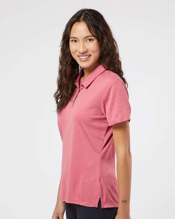 Adidas A241 - Polo jaspeado de mujer