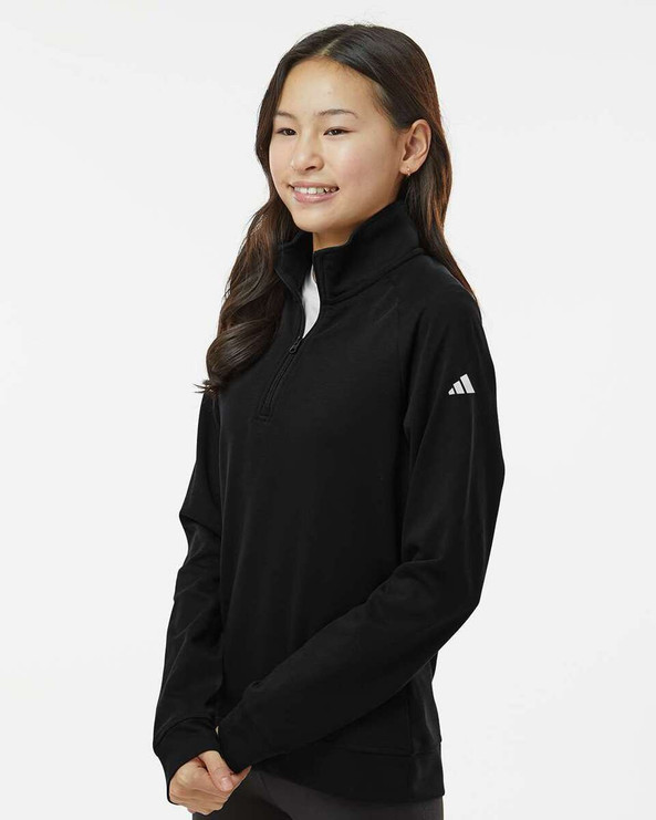Adidas A4001 - Youth Quarter-Zip Pullover