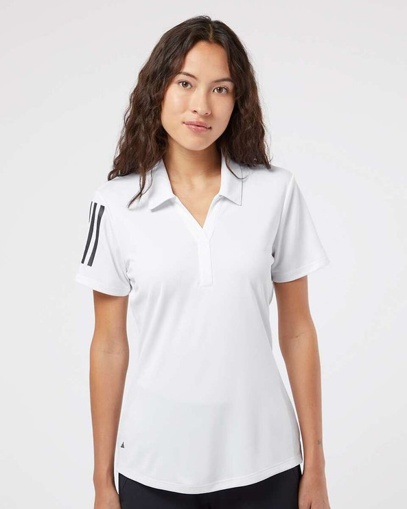 Adidas A481 - Women's Floating 3-Stripes Polo