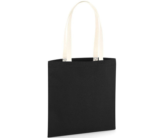 Westford mill W801C - EARTHAWARE™ ORGANIC BAG FOR LIFE - CONTRAST HANDLES