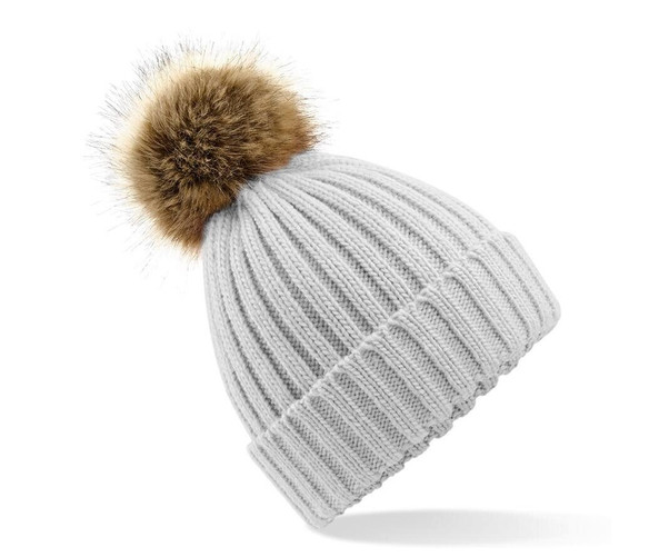 BEECHFIELD BF412 - Bonnet grosse maille Pop Pom