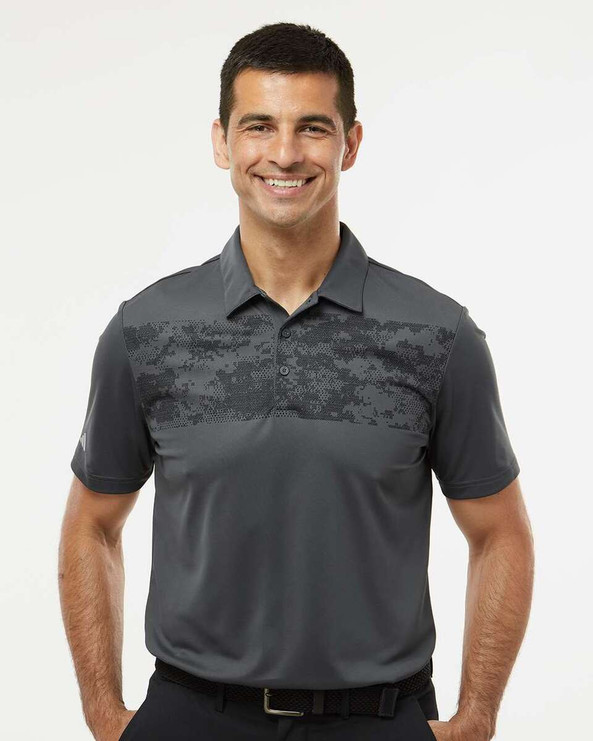 Adidas A585 - Camo Chest Print Polo