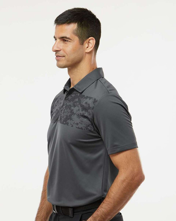 Adidas A585 - Camo Chest Print Polo
