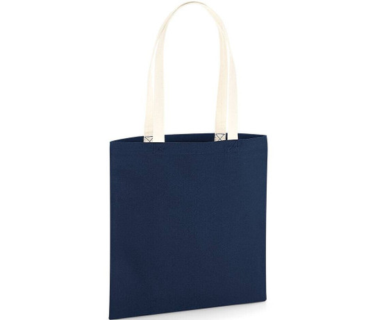 Westford mill W801C - EARTHAWARE™ ORGANIC BAG FOR LIFE - CONTRAST HANDLES