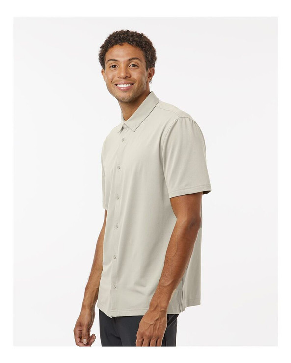 Adidas A595 - Camisa abotonada de manga corta