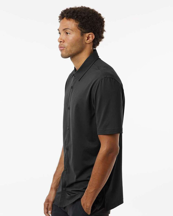 Adidas A595 - Button Down Short Sleeve Shirt