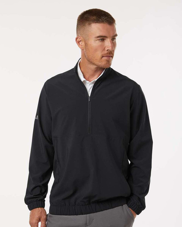 Adidas A705 - Woven Half-Zip Pullover