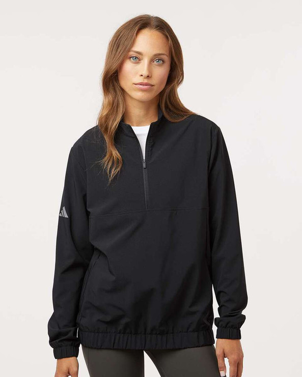 Adidas A706 - Jersey de mujer con media cremallera tejida