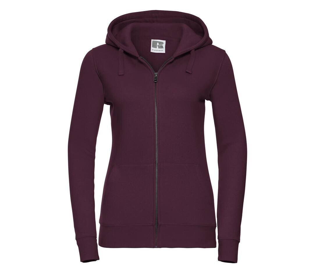 Russell JZ66F - Damen Kapuzen-Sweatshirt mit Reißverschluss