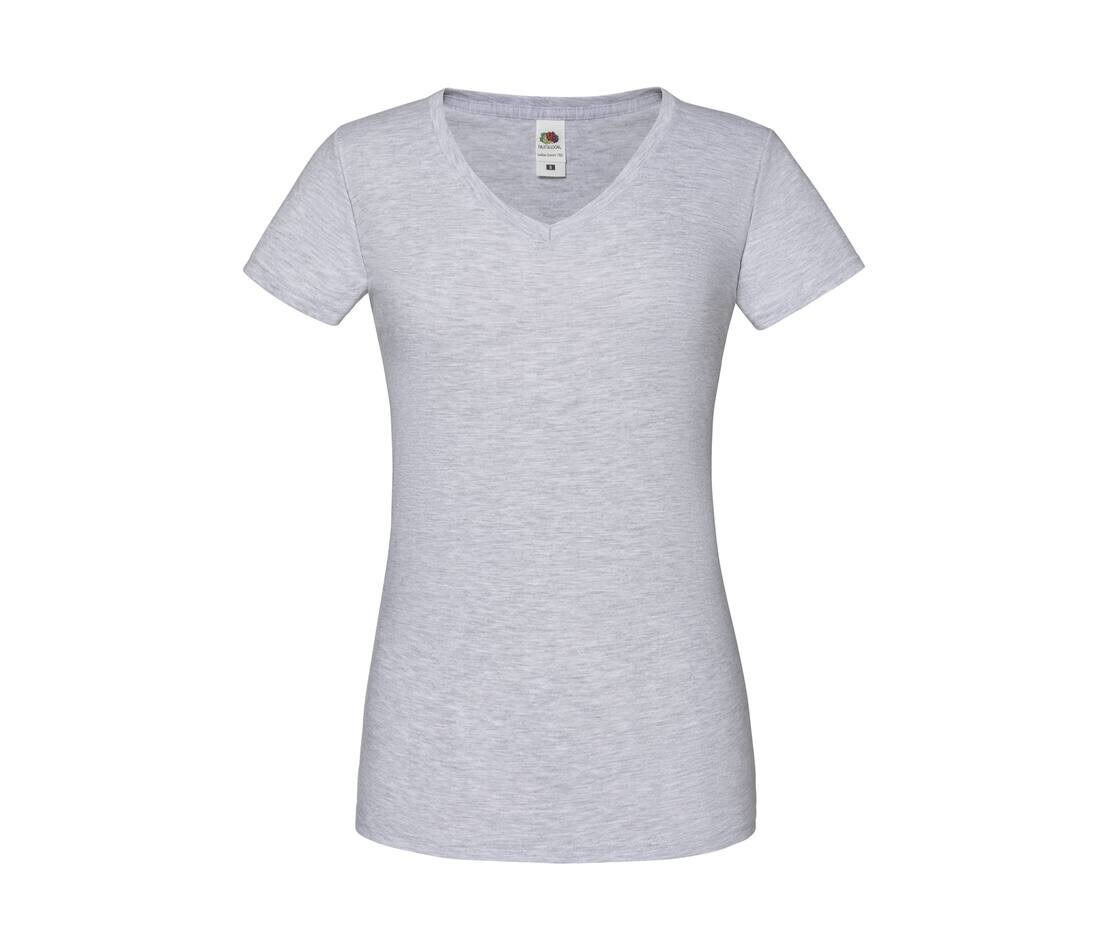 Fruit of the Loom SC155 - T-shirt da donna con scollo a V