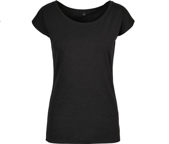 BUILD YOUR BRAND BYB013 - T-Shirt mit weitem Halsausschnitt