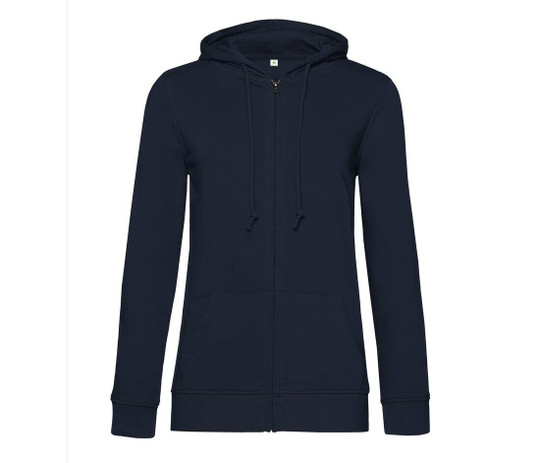 B&C BCW36B - Sweat capuche zippé organique femme