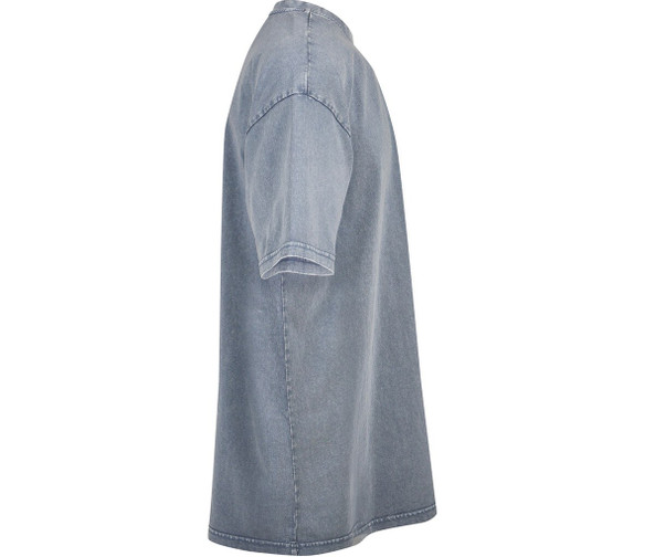 BUILD YOUR BRAND BY189 - ACID WASHED HEAVY OVERSIZE TEE