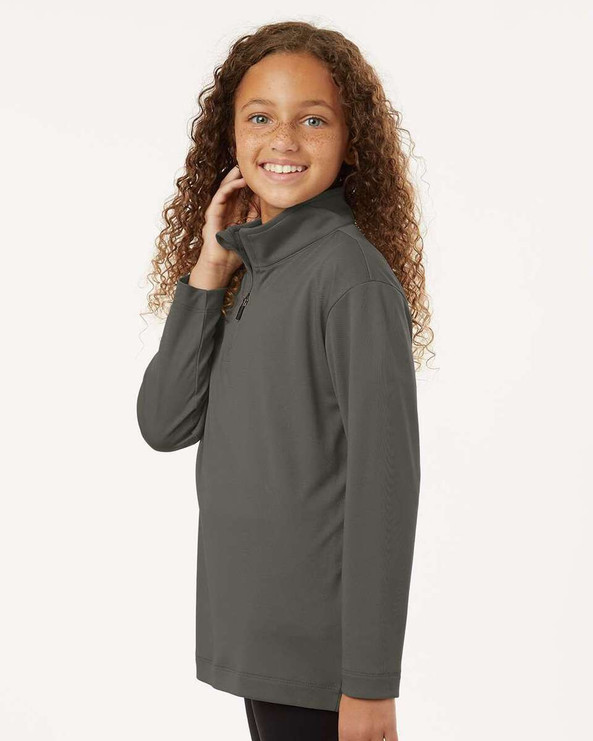 AllPro 41870Y - Jersey con cremallera Pro-Lock Youth Performance Quarter-Zip
