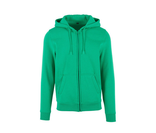 BUILD YOUR BRAND BY012 - Heavy hooded zip sweatshirt