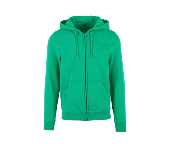 BUILD YOUR BRAND BY012 - Heavy hooded zip sweatshirt