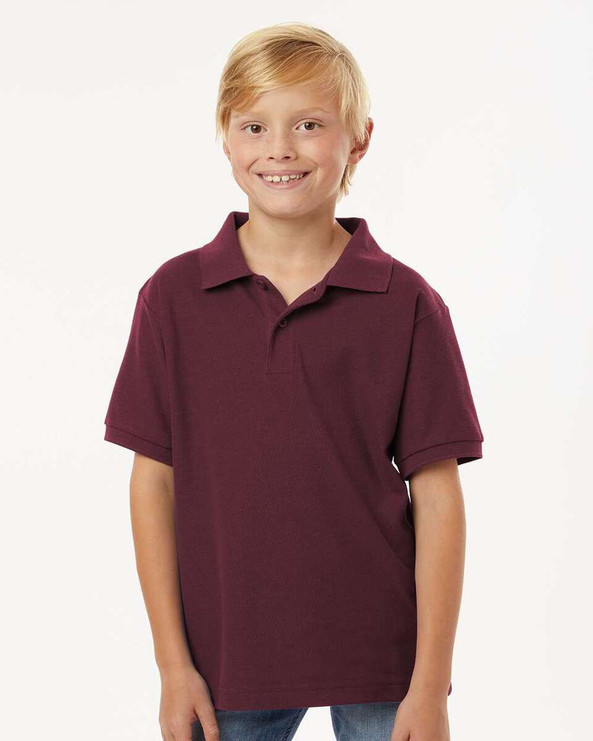 AllPro 62800Y - Youth Pique Polo