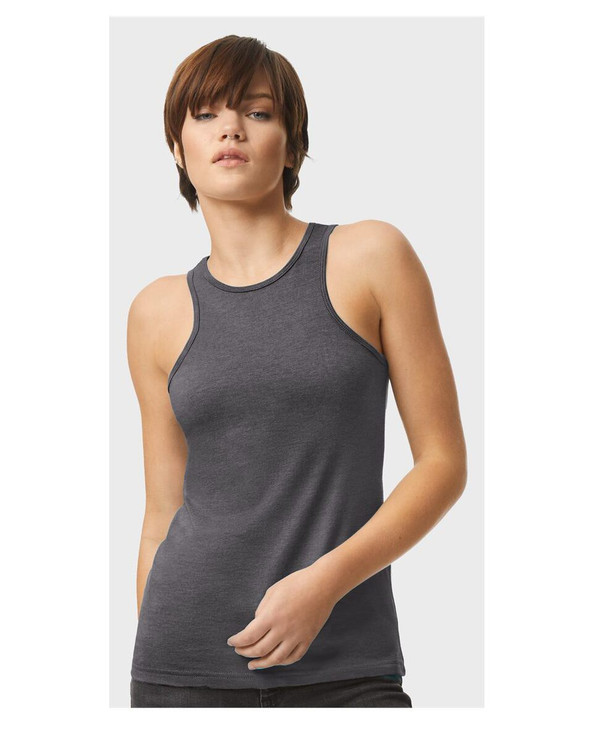 American Apparel 101CVC - Camiseta de tirantes para mujer CVC