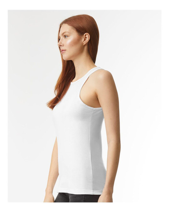 American Apparel 101CVC - Camiseta de tirantes para mujer CVC