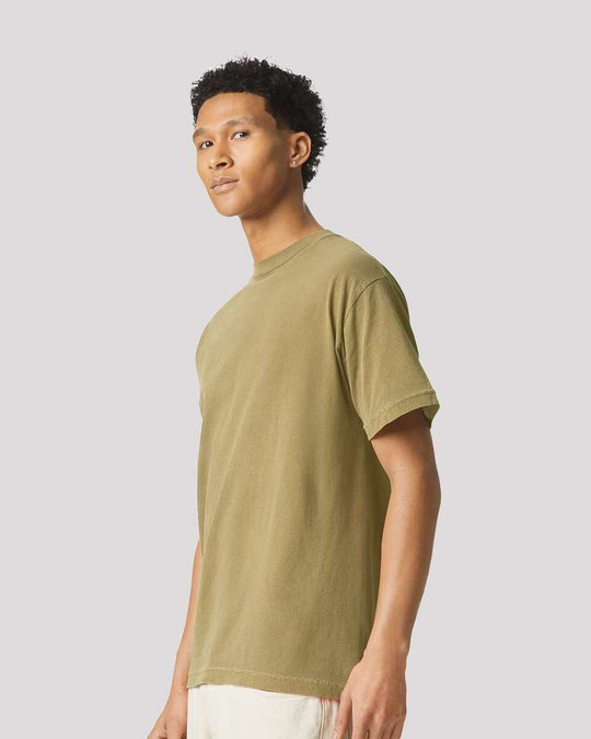 American Apparel 1301GD - Camiseta de algodón de alto gramaje teñida en prenda