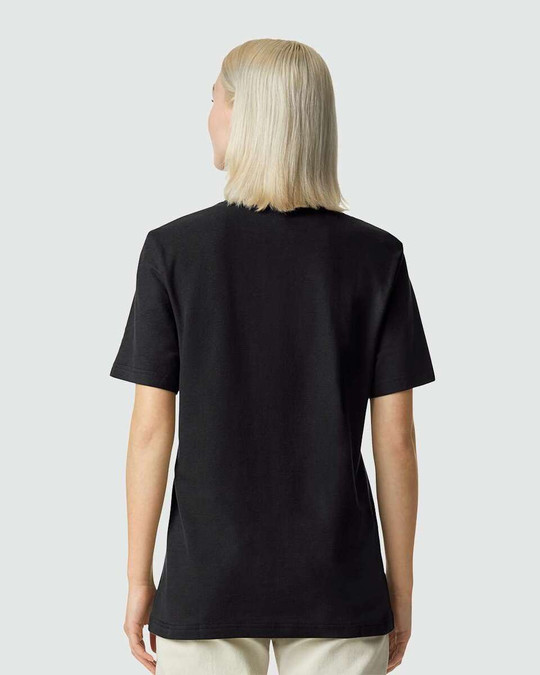 American Apparel 1PQ - Camiseta de piqué con cuello redondo