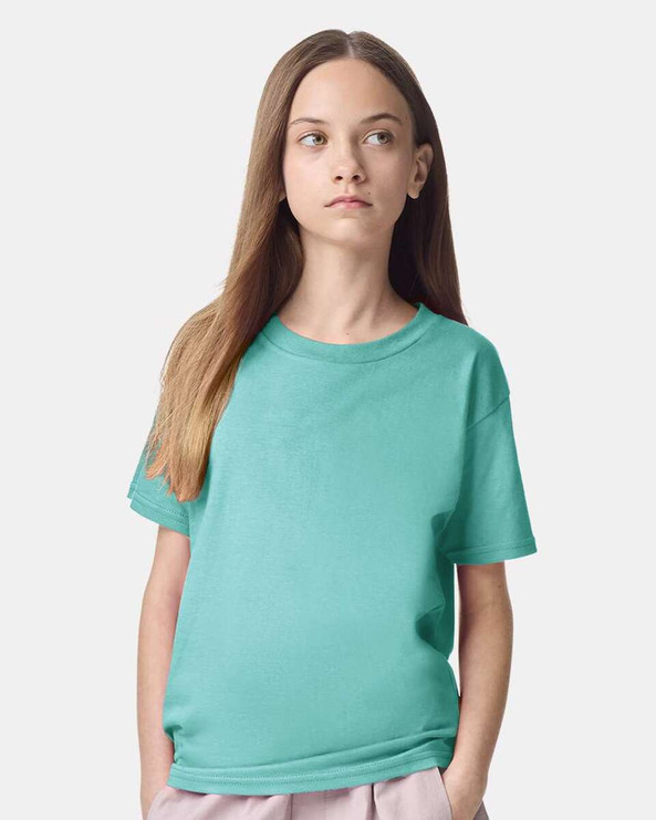 American Apparel 2001Y - Camiseta juvenil de punto fino