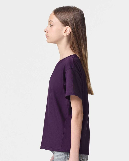 American Apparel 2001Y - Camiseta juvenil de punto fino