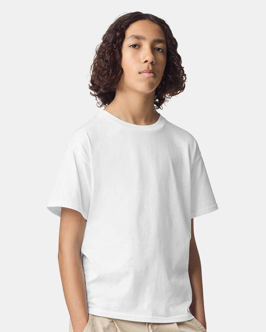 American Apparel 2001Y - Camiseta juvenil de punto fino