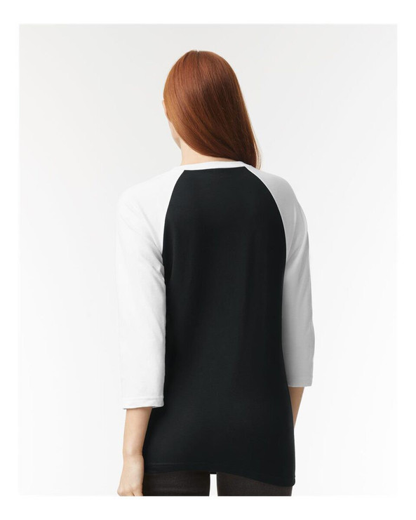 American Apparel 2003CVC - CVC Three-Quarter Sleeve Tee