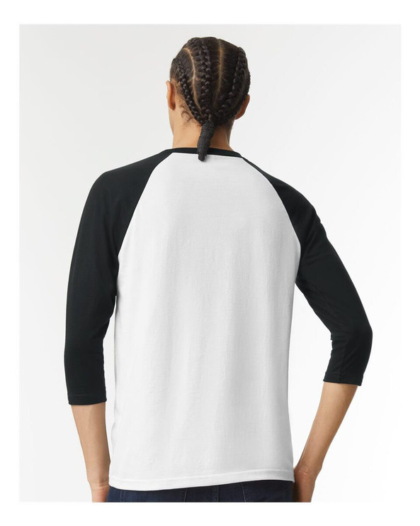 American Apparel 2003CVC - CVC Three-Quarter Sleeve Tee