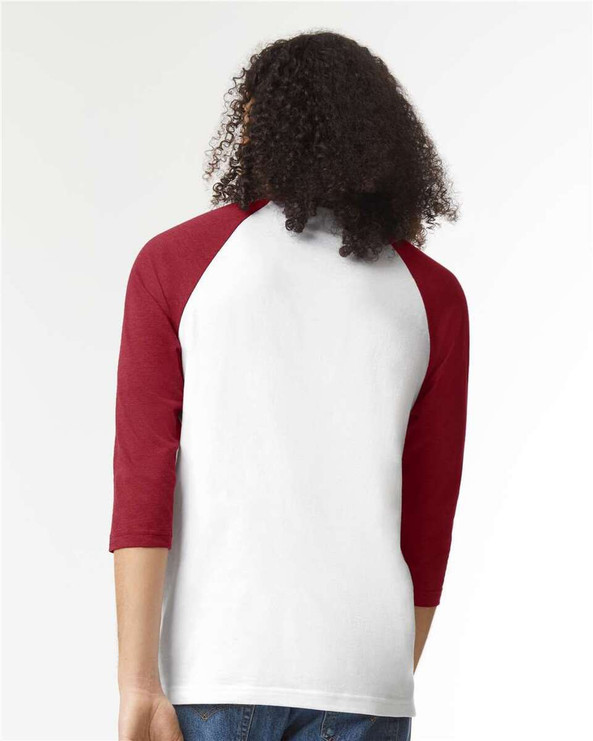 American Apparel 2003CVC - CVC Three-Quarter Sleeve Tee