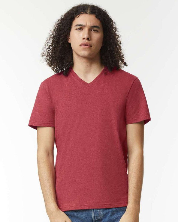 American Apparel 2006CVC - Camiseta CVC con cuello en V
