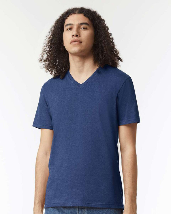 American Apparel 2006CVC - Camiseta CVC con cuello en V