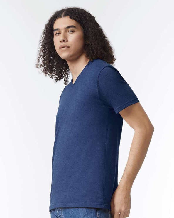 American Apparel 2006CVC - Camiseta CVC con cuello en V