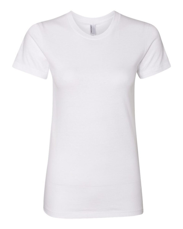 American Apparel 2102US - Camiseta de mujer de punto fino fabricada en EE.UU.