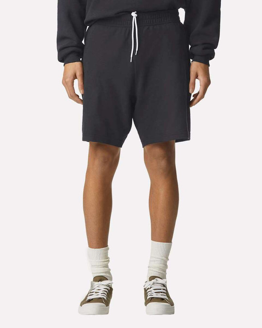American Apparel 2PQ - Pantalones cortos de gimnasia unisex de piqué
