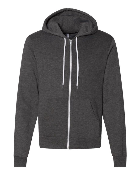 American Apparel F497US - USA-Made Flex Fleece Full-Zip Hoodie