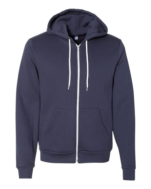 American Apparel F497US - USA-Made Flex Fleece Full-Zip Hoodie