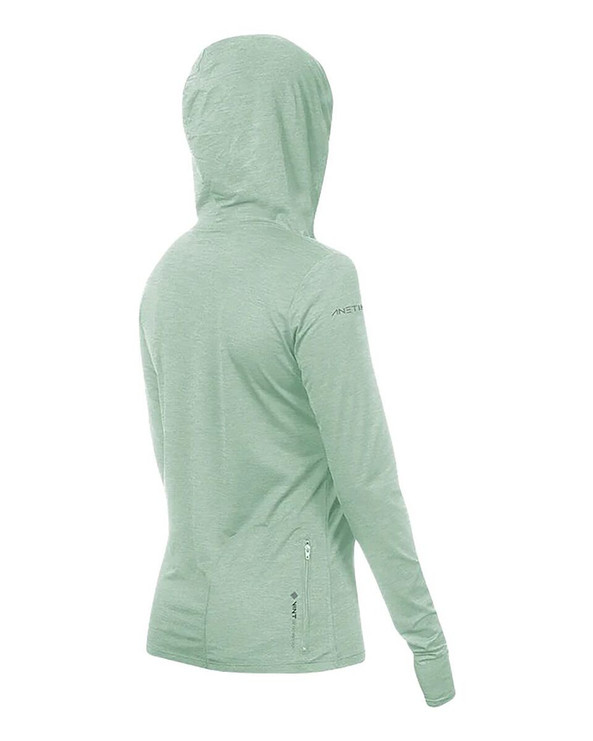 ANETIK WSBRZH0 - Women's Breeze Tech Hooded Long Sleeve T-Shirt