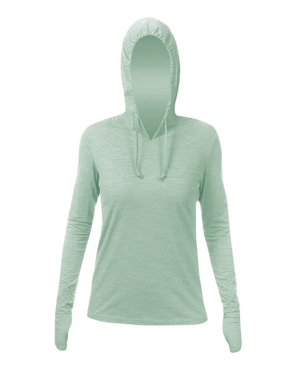 ANETIK WSBRZH0 - Women's Breeze Tech Hooded Long Sleeve T-Shirt