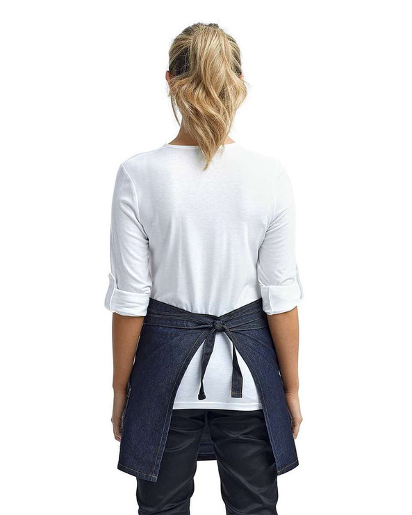Artisan Collection by Reprime RP125 - Four-Pocket Jeans Stitch Denim Waist Apron