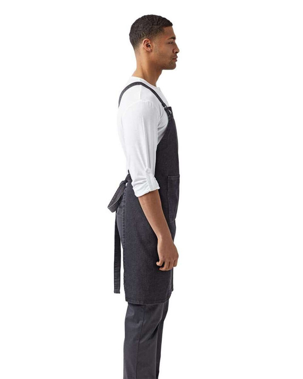 Artisan Collection by Reprime RP129 - Cross Back Barista Apron with Pocket
