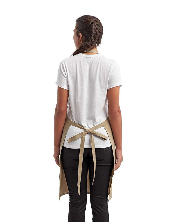 Artisan Collection by Reprime RP154 - Delantal con peto reciclado y bolsillo