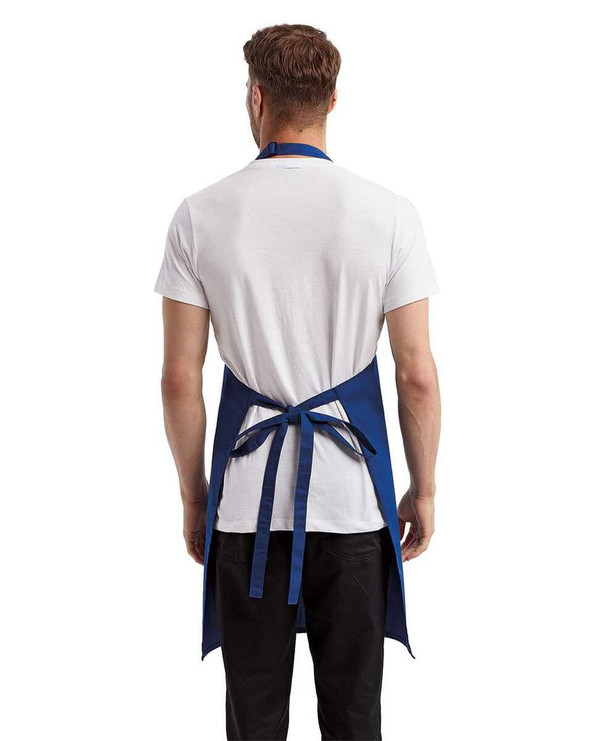Artisan Collection by Reprime RP154 - Recycled Bib Apron with Pocket