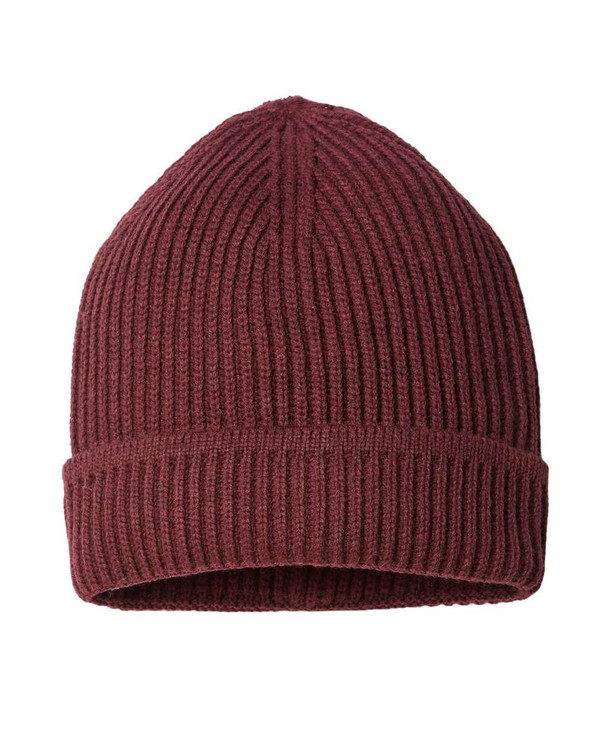 Atlantis Headwear MAPLE - Sustainable Finish Edge Cuffed Beanie